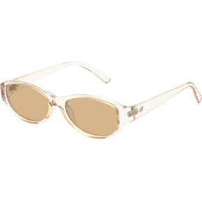 Retro Narrow Oval Sunglasses for Women Trendy Small Vintage Sun Glasses UV Protection FZN824