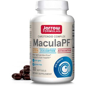 Jarrow Formulas MaculaPF Carotenoid Complex, Dietary Supplement, Supports Eye Health, 60 Softgels, Up to a 60 Day Supply