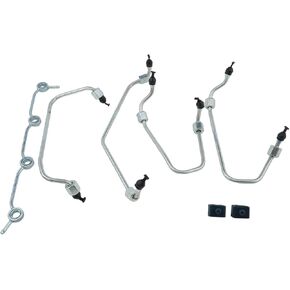 JZGRDN Injector Fuel Pipe Set 19077-53714 19077-53723 19077-53733 19077-53743 16454-42502 15841-53850 15841-53860 Compatible with Kubota V2203 V2003 V1903 V2403 D1703 D1403 D1503 Engine