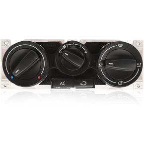 AC Heater Control Panel Climate Control Module Compatible with 1998-2006 Golf 2007-2010 Golf City 1997-2005 Pas-sat Classic Bora Lupo 1J0820045F