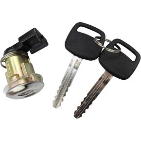 Fuel Door Lock Cylinder Key Set / 2 Keys fit for 1995-2004 Toyota Tacoma, 2000-2003 Toyota Tundra Gas Door Lock Fuel Filler Lid,69058-35140 69058-26030 69058-34020