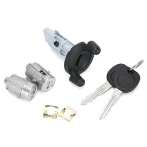 Ignition Switch Lock Cylinder&Pair Front Door Lock Cylinder W/Keys for Chevy Silverado Suburban Tahoe 1999-2000 for GMC Sierra Yukon 1999-2000 for Cadillac Escalade 2002-2003 12472980/15815961