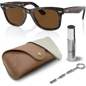 Ray-Ban RB2140 Original Wayfarer Classic Polarized Square Shape Sunglasses for Men and Women-Timeless Classic Sun Glasses with Modern Elegance-Premium UV Protection-Designer Men's & Women's Sunglasses