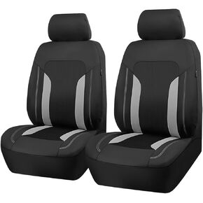 Car Front Seat Covers, Breathable Automotive Front Seat Headrest Covers, Waterproof Comfortable Vehicle Seat Headrest Protection Accessories, Universal for RV, SUV, Truck