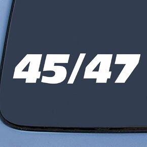 Trump 45 47 2024 Bumper Car Decals Stickers Waterproof Anti-Fade President Trump Stickers Make America Great Again Trump Merchandise