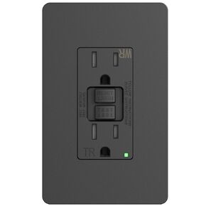 Amico 12 Pack GFCI Outlet 15 Amp with Thinner Design, Weather Resistant (WR), Self-Test GFI Receptacles with LED Indicator, Wall Plates and Screws Included, Indoor or Outdoor, ETL Listed, White