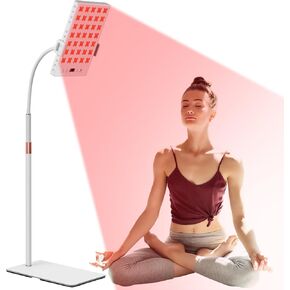 Red Light Therapy Device, Red 660nm & Near Infrared 850nm, Full-Body Light Therapy Panels with 140 LEDs (Floor Stand 140 LEDs)