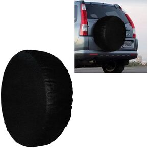 Spare Tire Cover, Universal Fit for Trailer, RV, SUV, Truck and Many Vehicle, Waterproof & Dust-Proof PVC Leather Tire Wheel Soft Cover, 29-31 Inch Weatherproof Tire Protector (16 inch)