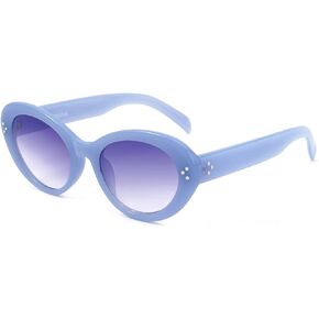 Zeelool Retro Oval Sunglasses for Women Polarized UV400 Protection 90s Sunglasses Vintage Shades