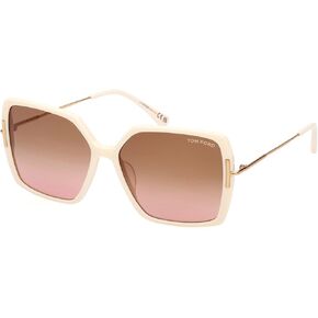 Tom Ford JOANNA FT 1039 Ivory/Brown Shaded 59/15/140 women Sunglasses