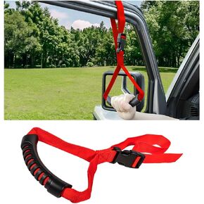 2 PCS Car Adjustable Grab Handle, Portable Auto Cane Grab Handle, Safety Assist Support Grab Bar for Elderly Disabled, Vehicle Mobility Assist Device Accessories (Black)