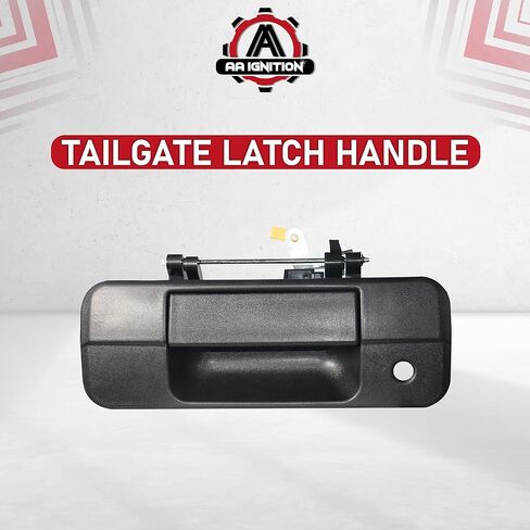AA Ignition Tailgate Handle with Camera Hole Replacement Compatible with Toyota Vehicles - 2016, 2017, 2018, 2019, 2020, 2021, 2022 Tacoma, 2014-2020 Tundra - Replaces 69090-0C090, 69090-0C091 in Saudi Arabia