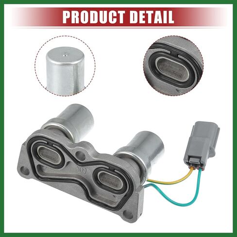 Motoforti Transmission Shift Solenoid Replacement Fit for Acura Integra - Pack of 1 Silver Tone Gray Long-lasting in Saudi Arabia