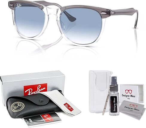 Ray-Ban Eagleeye RB2398 Round Sunglasses for Men for Women + BUNDLE With Designer iWear Complimentary Eyewear Kit in Saudi Arabia