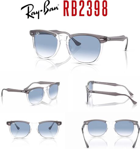 Ray-Ban Eagleeye RB2398 Round Sunglasses for Men for Women + BUNDLE With Designer iWear Complimentary Eyewear Kit in Saudi Arabia
