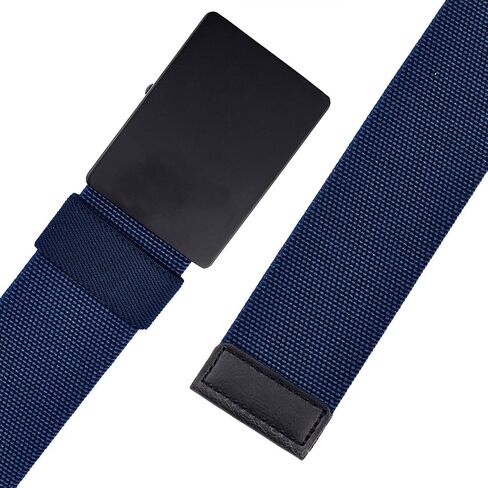 Sportmusies Fully Adjustable Elastic Stretch Belt for Men Nylon Belts with Flip-Top Buckle in Saudi Arabia