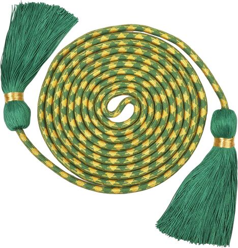 Needzo Green Cincture for Albs حزام حبل طقوسي للكهنة والشمامسة والأساقفة، ملحقات الملابس الكاثوليكية الدينية، بطول 169 بوصة in Saudi Arabia