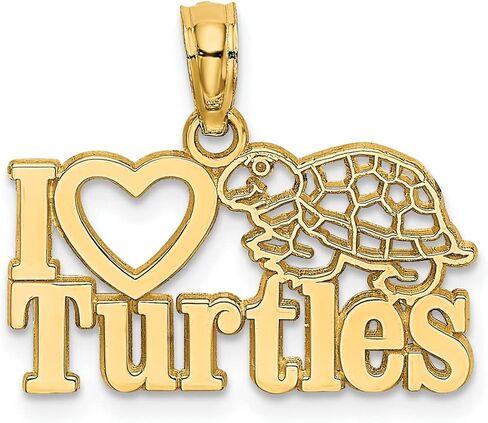 سحر السلاحف من الذهب الأصفر عيار 14 قيراط من Lex & Lu in Kuwait