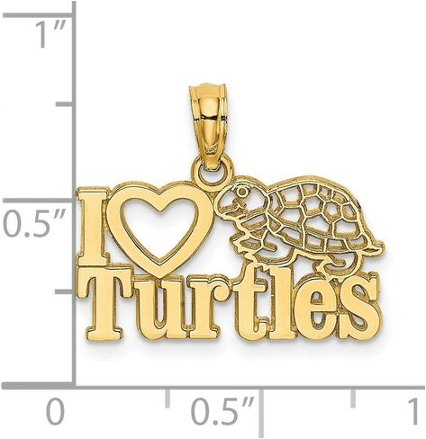 سحر السلاحف من الذهب الأصفر عيار 14 قيراط من Lex & Lu in Kuwait
