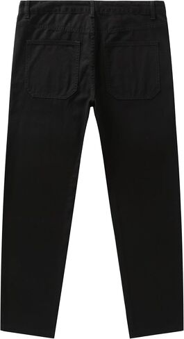 Men's Slim Fit Jean Cut 5-Pocket Non-Stretch Causal Twill Pants in Saudi Arabia