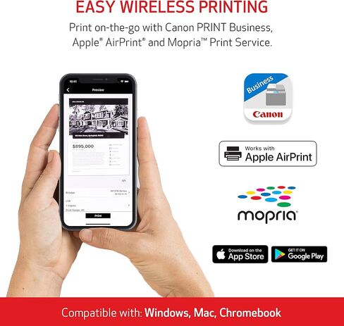 Canon imageCLASS MF267dw II - طابعة ليزر أحادية اللون لاسلكية، طباعة، نسخ، مسح ضوئي، فاكس مع وحدة تغذية المستندات التلقائية، أسود، تعمل مع Alexa in Saudi Arabia