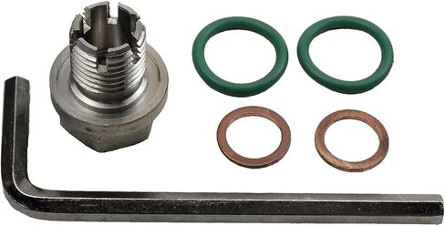 M14.1-1.5x15 مللي متر قابس التصريف الزيت كبير الحجم على الظهر مع حلقة دائرية من الفولاذ المقاوم للصدأ طقم تصليح خيط وعاء الزيت الذاتي التنصت in Kuwait