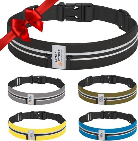 WATER-RESISTANT Running belt FOR MEN, Running fanny pack WOMEN, Running phone holder FITS MOST CELL PHONE, Running waist packs, REFLECTIVE Phone holder for running, Running bag, Money belt in Saudi Arabia