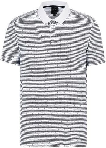 Armani Exchange Men's Stretch Cotton Piquet Polo Shirt in Saudi Arabia