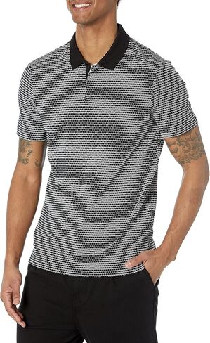 Armani Exchange Men's Stretch Cotton Piquet Polo Shirt in Saudi Arabia