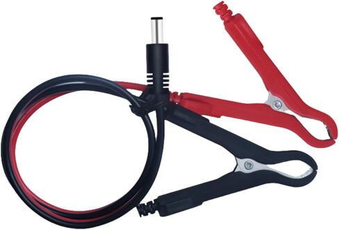 DC5521 Battery Clamps - 12V Alligator Clips Power Cord for Starlink Mini, DC 5.5 2.1mm to Battery Clamp-on Power Cable for Auto Accessories (6.6FT) in Kuwait