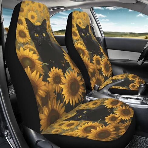 Tribal Frog Lotus Leaf Car Seat Covers Set of for 2 Front Seats, Auto Accessories Decorative Bucket Car Seat Protectors Decor Universal Fit for Car Truck SUV, Green in Saudi Arabia