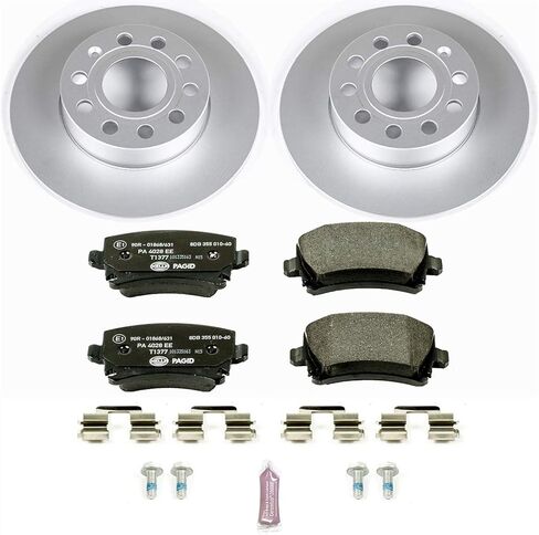 Power Stop ESK4627 مجموعة الفرامل الخلفية Euro-Stop Volkwagen لـ Audi A3 2008، Volkswagen Jetta 2005-2010، Volkswagen Rabbit 2006-2009 [نموذج محدد] in Saudi Arabia