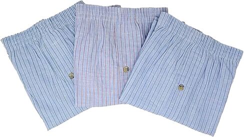 Andrew Scott Men's Cotton Blend Plaid Boxer Underwear Shorts |Big Man| Sizes S to 6XL - Multi Packs in Saudi Arabia