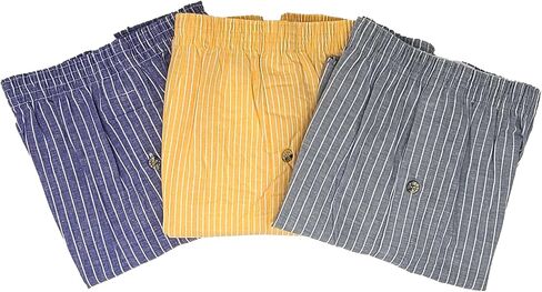 Andrew Scott Men's Cotton Blend Plaid Boxer Underwear Shorts |Big Man| Sizes S to 6XL - Multi Packs in Saudi Arabia
