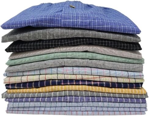 Andrew Scott Men's Cotton Blend Plaid Boxer Underwear Shorts |Big Man| Sizes S to 6XL - Multi Packs in Saudi Arabia