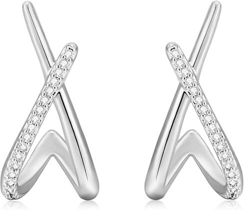 Apsvo Gold Earrings for Women Trendy,14K Gold Stud Earrings Hypoallergenic Earring for Women Gifts Minimalist Simple Dainty Earrings Jewelry in Saudi Arabia