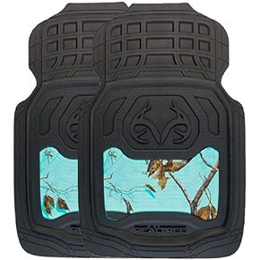 سجادات أرضية شاحنة مموهة أمامية من Realtree Camo قطعتين، نمط مموه Realtree للرجال والنساء