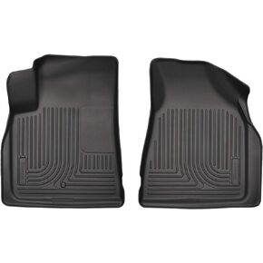 Husky Liners - Weatherbeater | Fits 2008-2017 Buick Enclave, 2009-2017 Chevrolet Traverse, 2007-2016 GMC Acadia, 2017 Acadia Limited, 2007-2010 Saturn Outlook-Front Liners-Black, 2 pc. | 18211