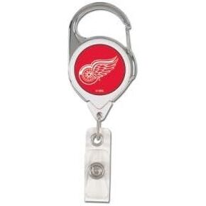 NHL Detroit Red Wings Retractable Premium Badge Holder, Team Color, One Size