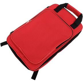 MILISTEN Leather Drumstick Bag Drum Set Accessories Drum Stick Storage Bag Drum Stick Holding Bag Drum Mallet Pouch Professional Backpack Mallet Stick Bag