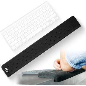 EdgeRest PostureUp L-Shaped Desk Long Wrist Rest Elbow, Forearm & Wrist Comfort Support for Table or Desk Edge, Non-Slip, Memory Foam Padding, Ergonomic Design for Extended Work, Universal Fit, Black