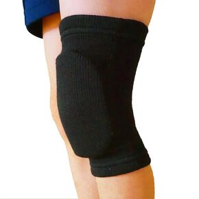 D&M Knee Pad sleeve, 15mm thick pad, For Junior, Black, M-size, 1pc, Made In Japan, 817