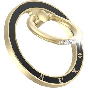 Magnetic Phone Ring Holder for MagSafe,【360° Rotation & 180° Adjustable】 Phone Ring Mag-Safe Accessories with for iPhone 15/14/13/12 Series/Samsung/Google,Mag-Safe Pop Socket (Glitter Silver)