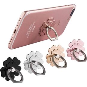 SKYii Cell Phone Ring Stand Finger Ring Holder 360 Rotation Phone Holder Ring Grip Compatible with Apple iPhone Xs Max XR X 8 7 Plus 5 5s Samsung S8 S7 4-Pack