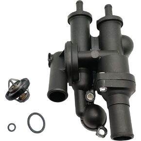 68003582AB 902-319 Thermostat Housing Assembly for Dodge Avenger Caliber Journey Jeep Compass Patriot Chrysler 200 Sebring 2.0L 2.4L 902319