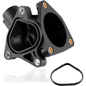 Engine Coolant Thermostat Housing Case Compatible with Honda Element 2.4L 2003-2011,Honda Accord 2.4L 2003-2010,Honda Civic 2.0L 2006-2011,Honda CR-V 2.4L 2007-2014,Replace#:19320-RAA-A01