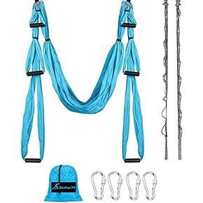 Aerial Yoga Swing Set Yoga Hammock Trapeze Sling Inversion Tool for Indoor Home Fitness