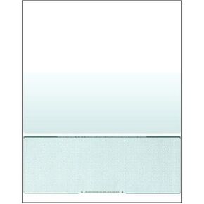 500 Blank Check Stock - Computer Laser Checks - Check on Bottom - Blue Diamond