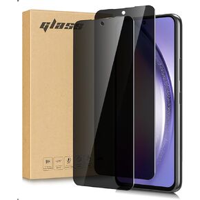 Prybaw for Samsung Galaxy S23 FE /A54 5G Screen Protector【2 Pack】, HD Tempered Glass Film,9H Hardness,Anti-Scratch