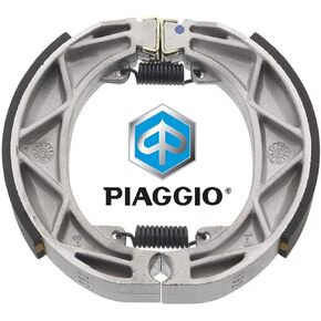 Rear Brake Shoes for Vespa(Sprint, Primavera, Elettrica), Piaggio(Fly, Liberty, LT, Typhoon) | OEM: 56293R, 56293R5, 56294R, 56294R5, CM060402, 1C001711R | Part# 56294R5(Pair)